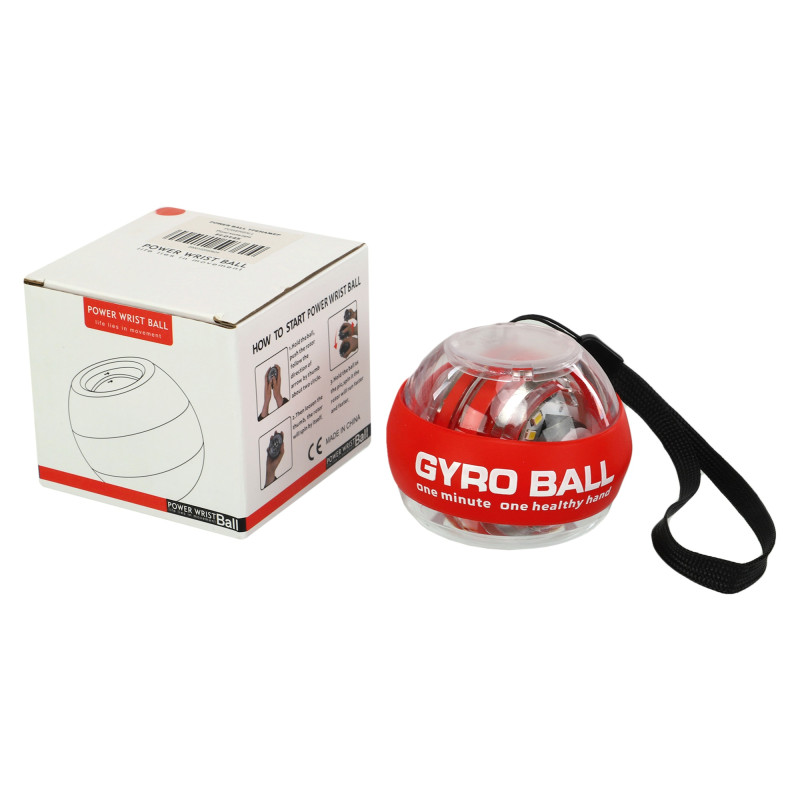 Еспандер гіроскопічний Power Ball тренажер для кистей рук SP-Sport Gyro Bal FI-0145 ø7.3 см кольори в асортименті
