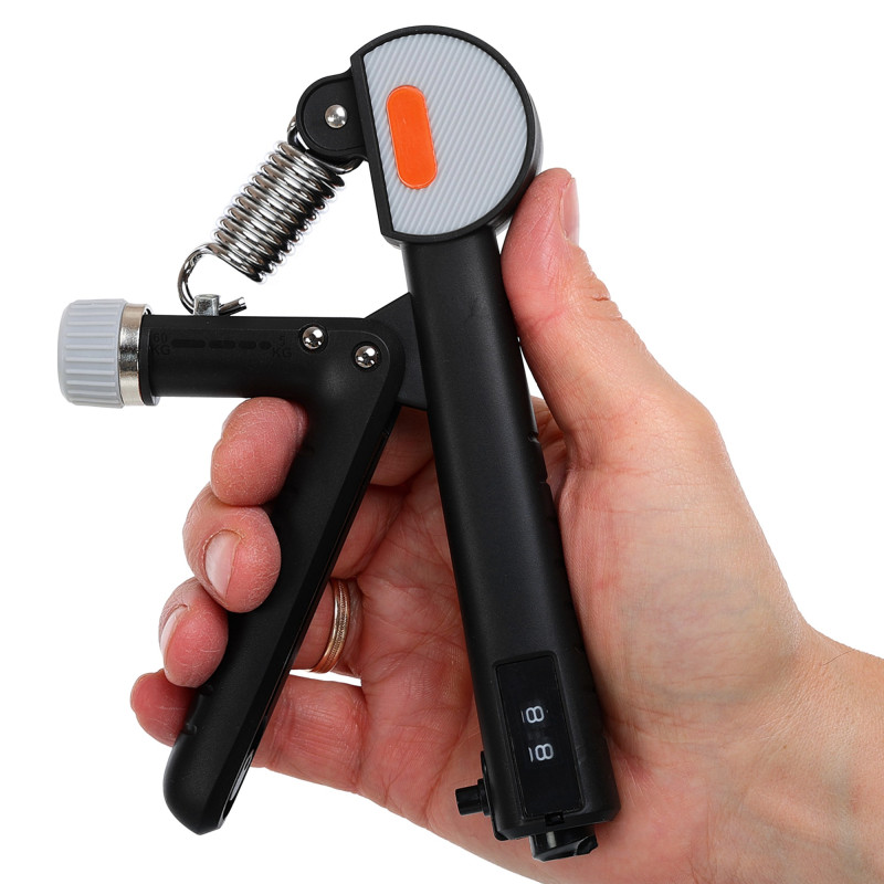 Еспандер кистьовий пружинний з лічильником та регульований 5-60кг SP-Sport FI-0283 кольори в асортименті