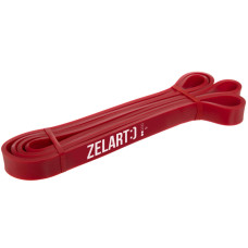 Гума петля для підтягувань та тренувань стрічка силова Zelart POWER BANDS FI-0889-2 11-29кг червоний