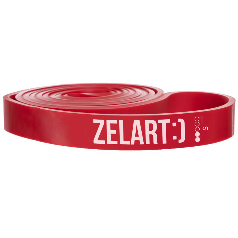 Гума петля для підтягувань та тренувань стрічка силова Zelart POWER BANDS FI-0889-2 11-29кг червоний