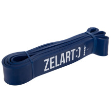 Гума петля для підтягувань та тренувань стрічка силова Zelart POWER BANDS FI-0889-4 POWER BAND 25-57кг синій