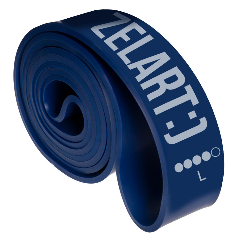 Гума петля для підтягувань та тренувань стрічка силова Zelart POWER BANDS FI-0889-4 POWER BAND 25-57кг синій