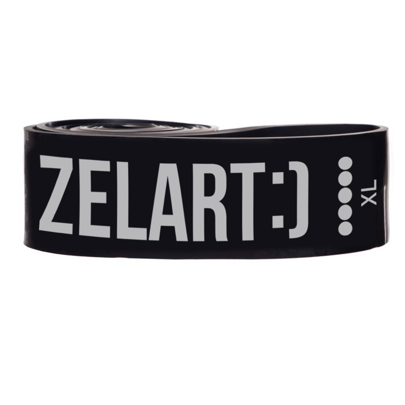 Гума петля для підтягувань та тренувань стрічка силова Zelart POWER BANDS FI-0889-5 29-79кг чорний