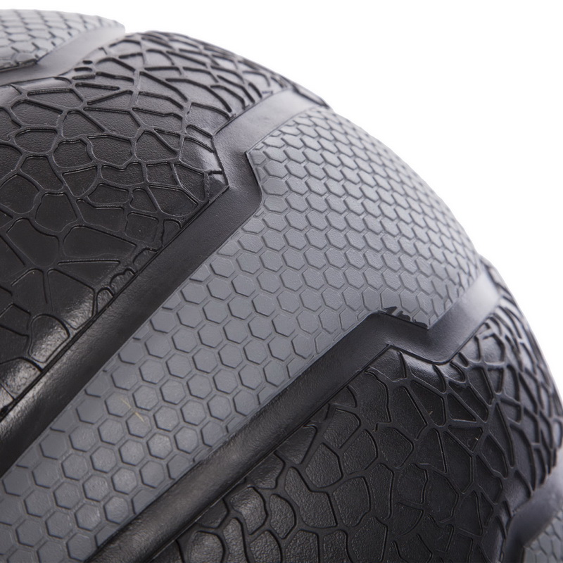 Медбол м'яч медичний Medicine Ball Zelart FI-0898-10 10кг чорний-сірий