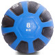 Медбол м'яч медичний Medicine Ball Zelart FI-0898-8 8кг чорний-блакитний