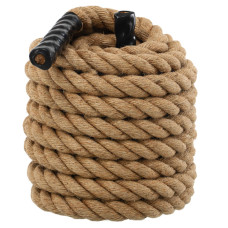 Канат для кросфіту Combat Battle Rope Zelart FI-0909-15 15м коричневий