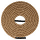 Канат для кросфіту Combat Battle Rope Zelart FI-0909-15 15м коричневий