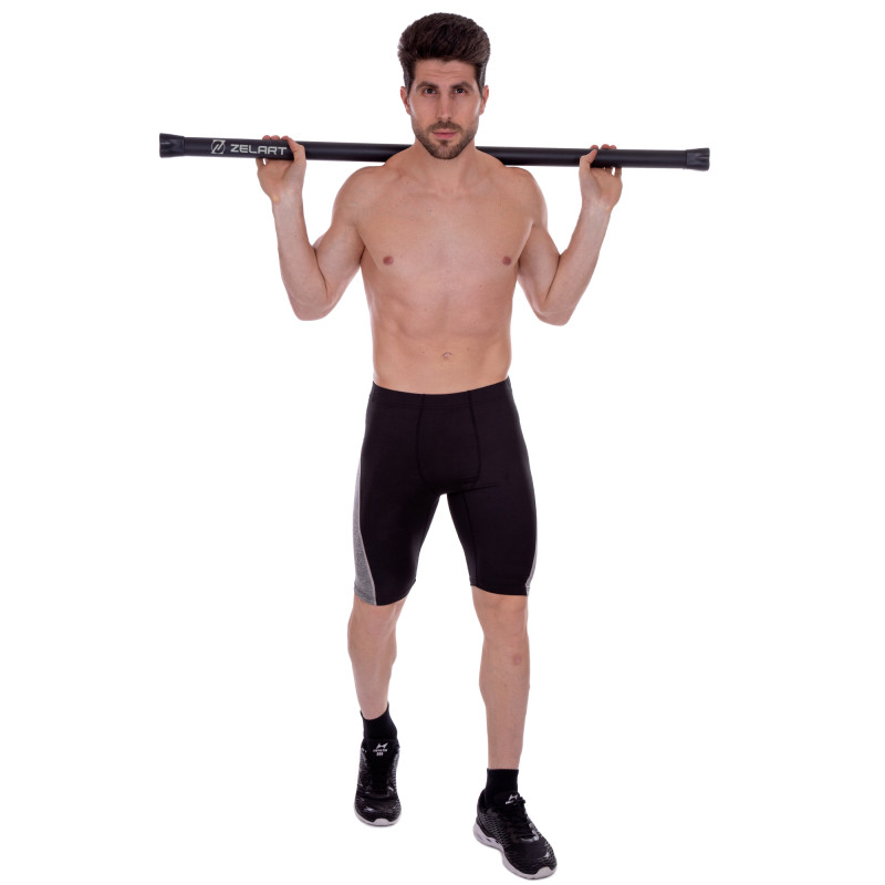 Бодібар Body Bar Zelart FI-1251-10 вага 10кг чорний