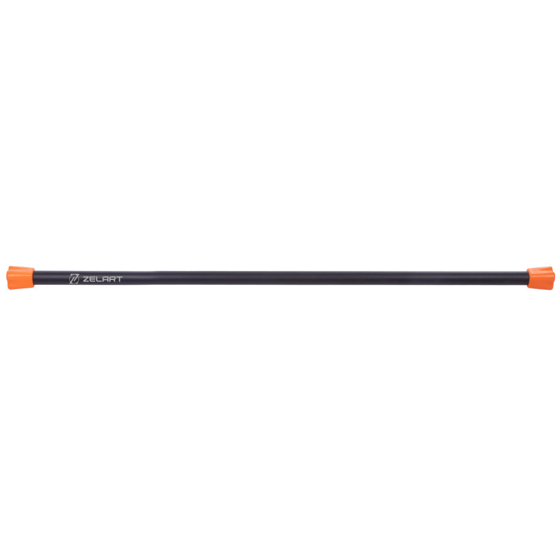 Бодібар Body Bar Zelart FI-1251-3 вага 3 кг чорний-помаранчевий