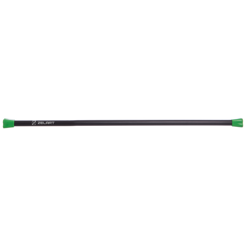 Бодібар Body Bar Zelart FI-1251-4 вага 4кг чорний-салатовий