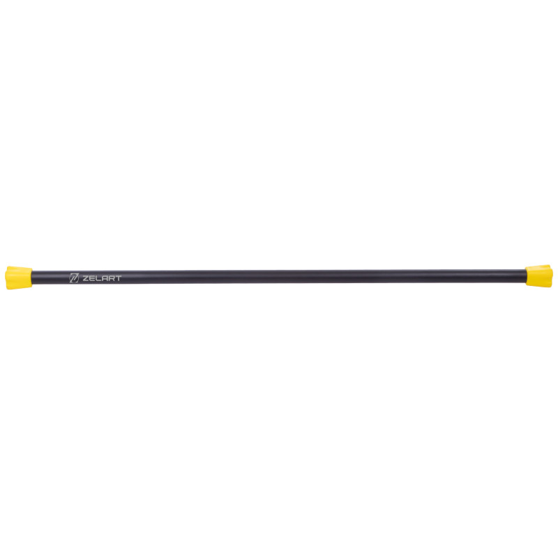 Бодібар Body Bar Zelart FI-1251-5 вага 5кг чорний-жовтий