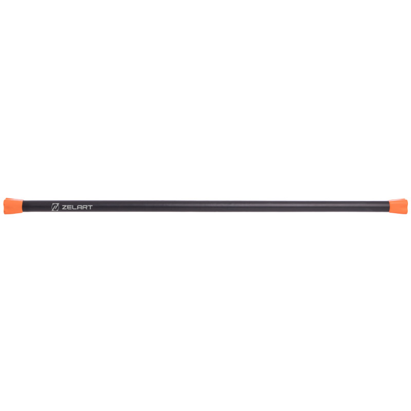 Бодібар Body Bar Zelart FI-1251-7 вага 7кг чорний-помаранчевий