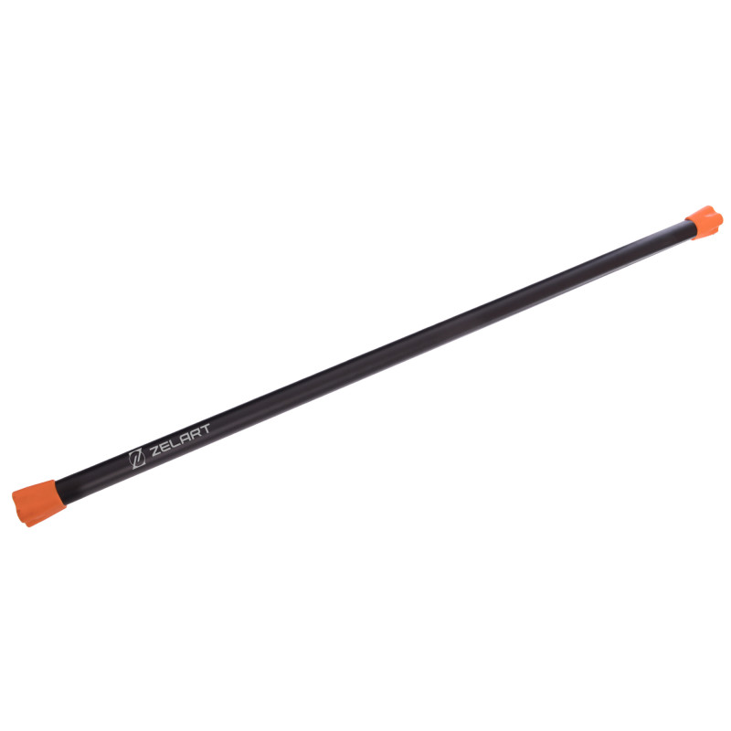 Бодібар Body Bar Zelart FI-1251-7 вага 7кг чорний-помаранчевий