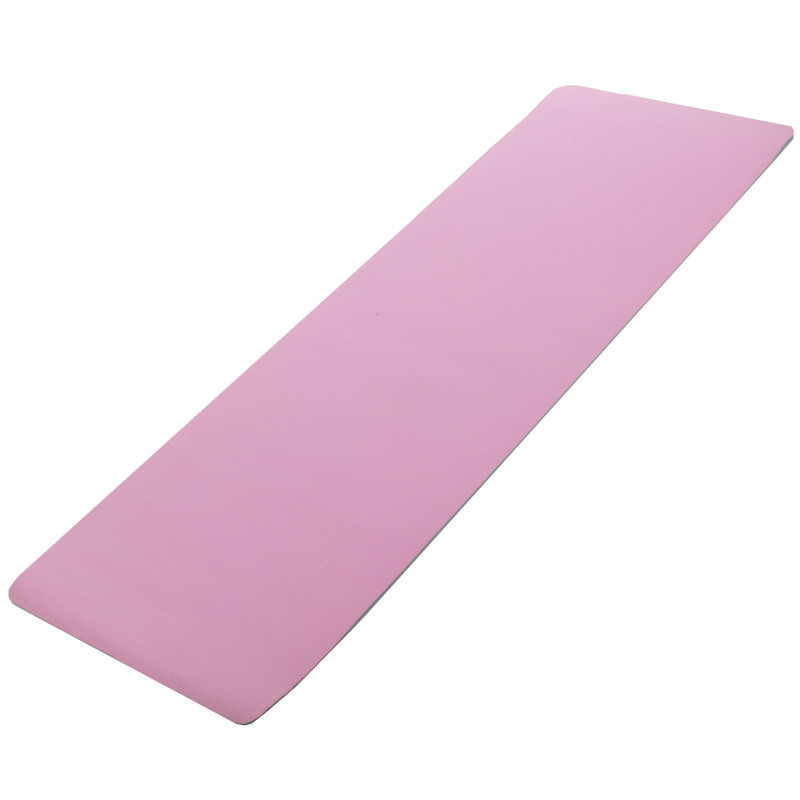 Килимок для йоги та фітнесу TPE двошаровий Zelart FI-1515 183x61x0,4см кольори в асортименті