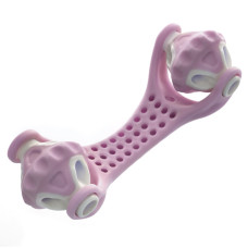 Масажер роликовий для тіла ручний 2 кульки FHAVK Massage Roller SP-Sport FI-1532 кольори в асортименті