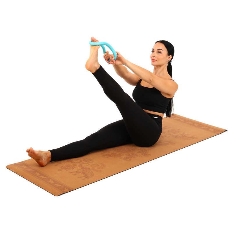 Кільце для йоги та розтяжки Zelart YOGA HOOP FI-1548 кольори в асортименті