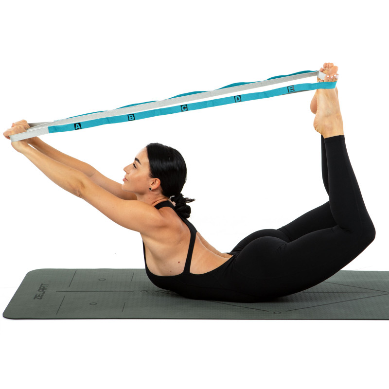 Стрічка стропа з петлями для розтяжки Stretch Strap Record FI-1723 10 петель кольори в асортименті