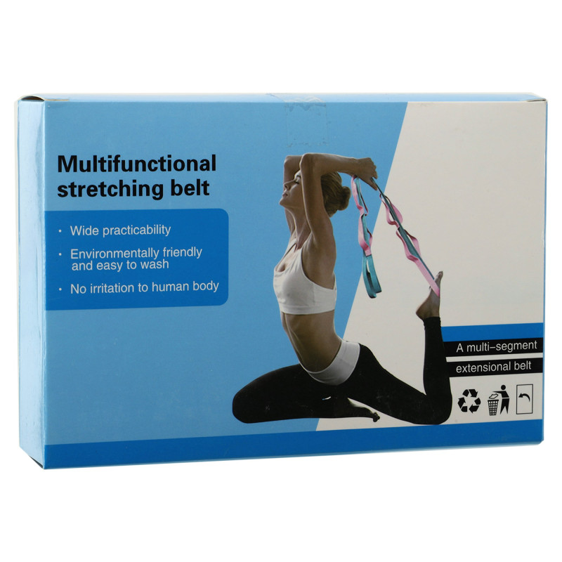 Стрічка стропа з петлями для розтяжки Stretch Strap SP-Sport FI-1756 8 петель кольори в асортименті