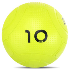 Слембол м'яч набивний для кросфіту та фітнесу Slam Ball Mdbuddy FI-1774-10 10кг салатовий
