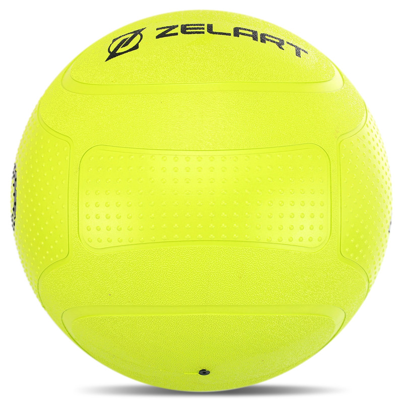 Слембол м'яч набивний для кросфіту та фітнесу Slam Ball Mdbuddy FI-1774-10 10кг салатовий