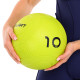 Слембол м'яч набивний для кросфіту та фітнесу Slam Ball Mdbuddy FI-1774-10 10кг салатовий