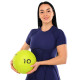 Слембол м'яч набивний для кросфіту та фітнесу Slam Ball Mdbuddy FI-1774-10 10кг салатовий
