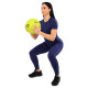 Слембол м'яч набивний для кросфіту та фітнесу Slam Ball Mdbuddy FI-1774-10 10кг салатовий
