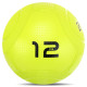 Слембол м'яч набивний для кросфіту та фітнесу Slam Ball Mdbuddy FI-1774-12 12кг салатовий