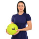 Слембол м'яч набивний для кросфіту та фітнесу Slam Ball Mdbuddy FI-1774-12 12кг салатовий