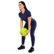 Слембол м'яч набивний для кросфіту та фітнесу Slam Ball Mdbuddy FI-1774-12 12кг салатовий