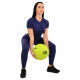 Слембол м'яч набивний для кросфіту та фітнесу Slam Ball Mdbuddy FI-1774-15 15кг салатовий