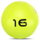 Слембол м'яч набивний для кросфіту та фітнесу Slam Ball Mdbuddy FI-1774-16 16кг салатовий