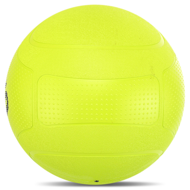 Слембол м'яч набивний для кросфіту та фітнесу Slam Ball Mdbuddy FI-1774-16 16кг салатовий