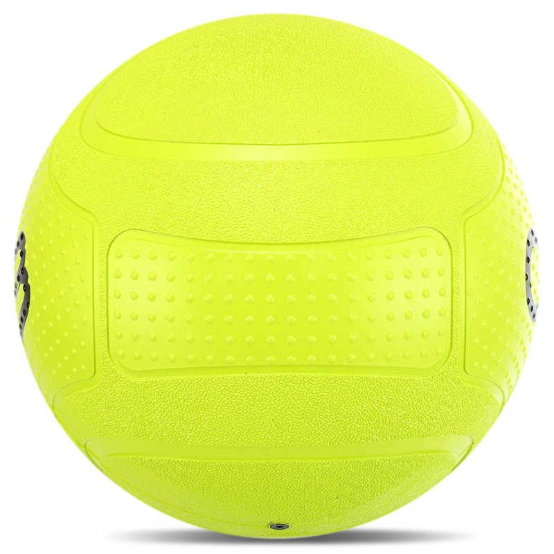 Слембол м'яч набивний для кросфіту та фітнесу Slam Ball Mdbuddy FI-1774-3 3кг салатовий