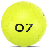 Слембол м'яч набивний для кросфіту та фітнесу Slam Ball Mdbuddy FI-1774-7 7кг салатовий