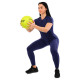 Слембол м'яч набивний для кросфіту та фітнесу Slam Ball Mdbuddy FI-1774-7 7кг салатовий