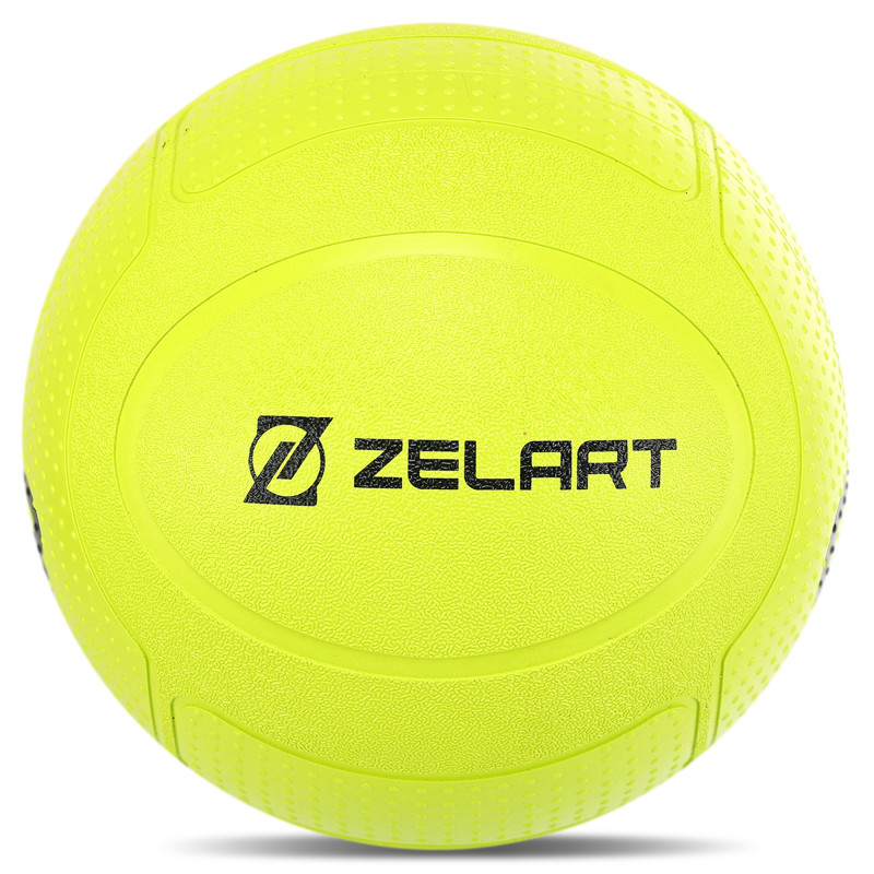 Слембол м'яч набивний для кросфіту та фітнесу Slam Ball Mdbuddy FI-1774-8 8кг салатовий