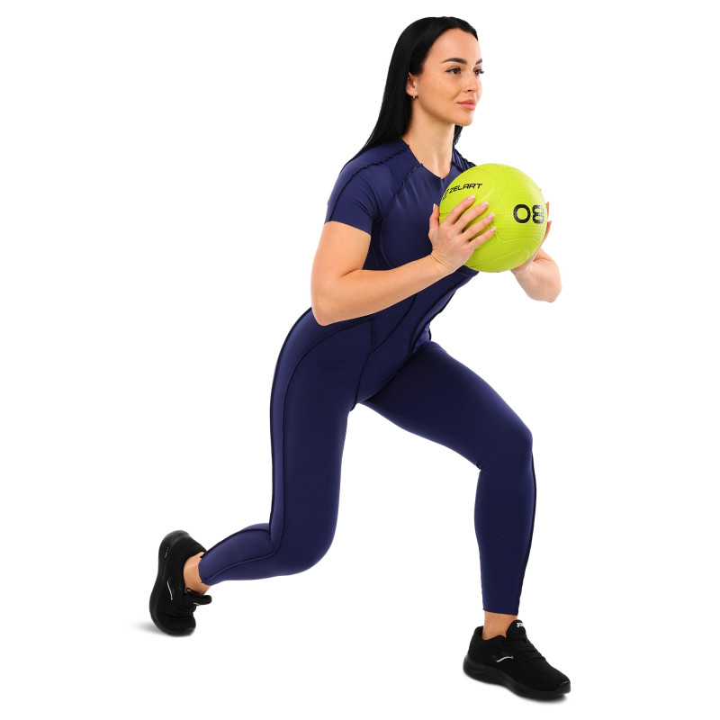 Слембол м'яч набивний для кросфіту та фітнесу Slam Ball Mdbuddy FI-1774-8 8кг салатовий