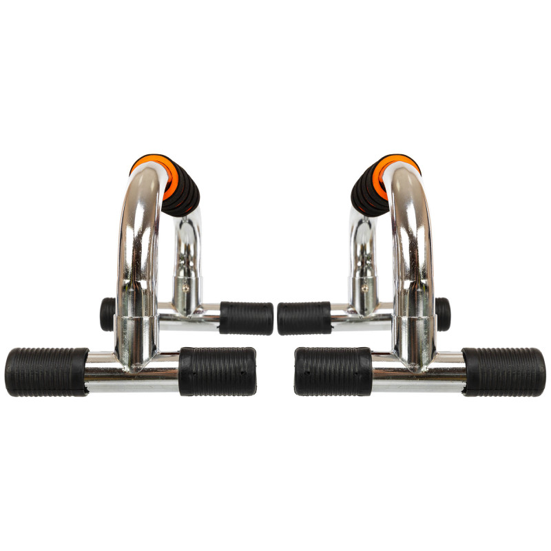 Упори для віджимань 2штуки SP-Sport FI-1776 PUSH-UP BAR 15x25см сірий-жовтий