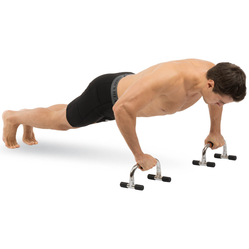 Упори для віджимань 2штуки SP-Sport FI-1776 PUSH-UP BAR 15x25см сірий-жовтий