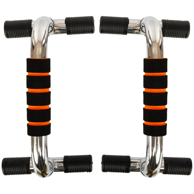 Упори для віджимань 2штуки SP-Sport FI-1776 PUSH-UP BAR 15x25см сірий-жовтий