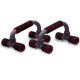 Упори для віджимань 2штуки SP-Sport FI-1777 PUSH-UP BAR 12x23см сірий-червоний