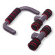 Упори для віджимань 2штуки SP-Sport FI-1777 PUSH-UP BAR 12x23см сірий-червоний