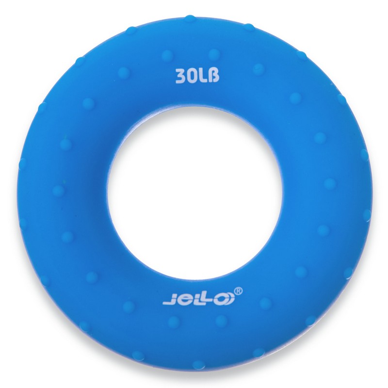 Еспандер кистьовий кільце JELLO FI-1787 1шт навантаження 4,5-27кг кольори в асортименті