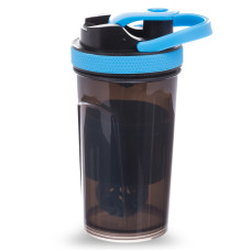 Шейкер для спортивного харчування з відсіком для протеїну TOP SHAKER BOTTLE SP-Sport FI-1869 500+100мл кольори в асортименті
