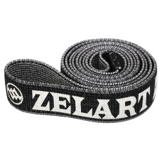 Гумка тканинна для вправ стрічка опору LOOP BANDS для вправ Zelart FI-1970-3XL 3XL чорний