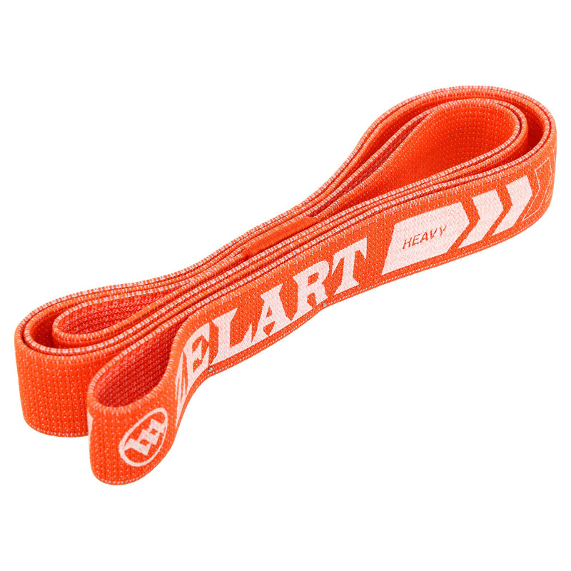Гумка тканинна для вправ стрічка опору LOOP BANDS для вправ Zelart FI-1970-L L помаранчевий