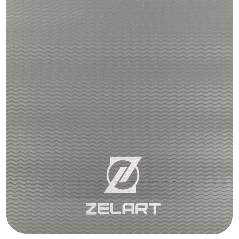 Килимок для фітнесу та спорту з люверсами для зберігання Zelart FI-2263 183x65x0,4см чорний