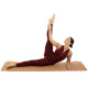 Килимок для йоги Пробковий каучуковий двошаровий Yoga mat SP-Sport FI-2433 183x61x0,6см кольори в асортименті