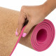 Килимок для йоги Пробковий каучуковий двошаровий Yoga mat SP-Sport FI-2433 183x61x0,6см кольори в асортименті